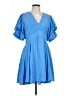1.State 100% Polyester Blue Casual Dress Size L - photo 1