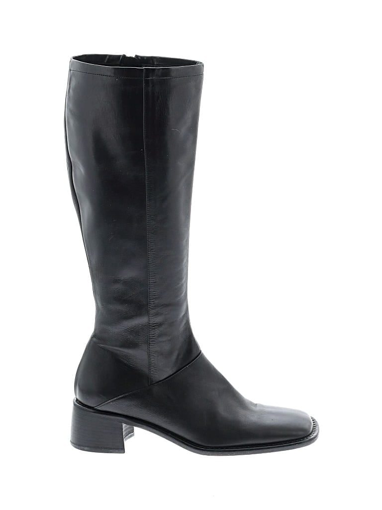 Pre-owned Assorted Brands Boots In Black
