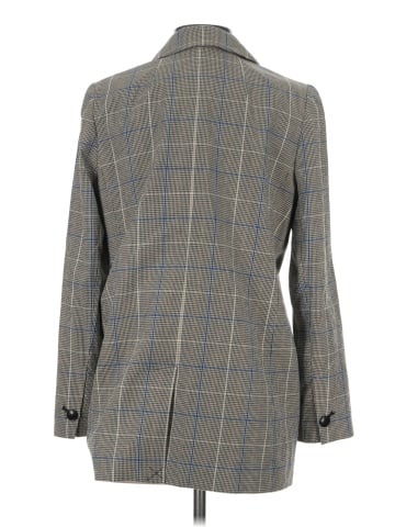 Madewell Caldwell Double-Breasted Blazer in Palmyra Plaid (view 2)