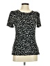 Express Outlet Black Short Sleeve Top Size M - photo 1