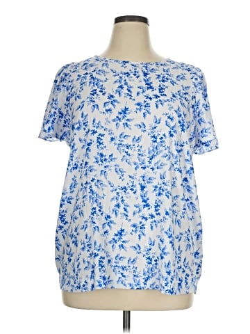 Ann Taylor Short Sleeve Blouse (view 1)