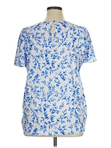 Ann Taylor Short Sleeve Blouse (view 2)
