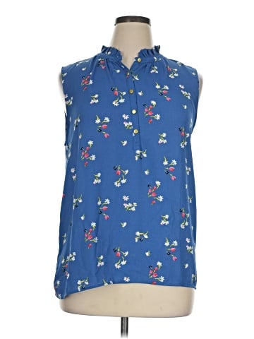 Ann Taylor LOFT Sleeveless Button-Down Shirt (view 1)
