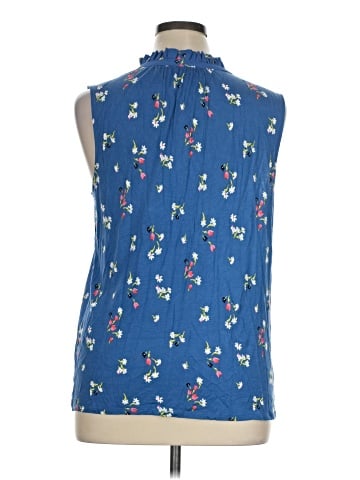 Ann Taylor LOFT Sleeveless Button-Down Shirt (view 2)