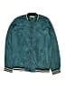 Arshiner Solid Teal Track Jacket Size 16 - photo 1