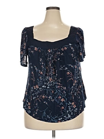 Lucky Brand Short Sleeve Blouse (view 1)
