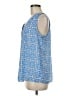 Emma & Olivia 100% Polyester Blue Sleeveless Blouse Size M - photo 5