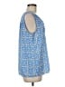 Emma & Olivia 100% Polyester Blue Sleeveless Blouse Size M - photo 4