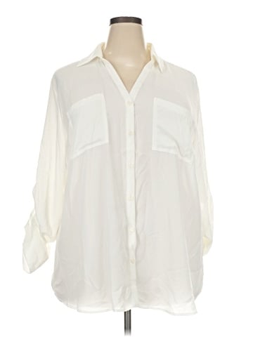 Maurices 3/4 Sleeve Blouse (view 1)