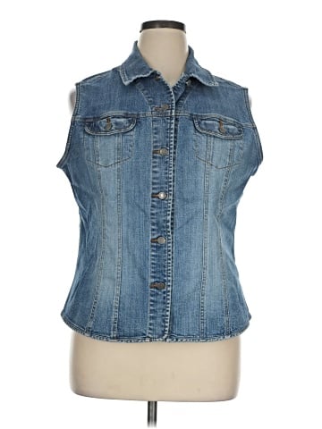 Chico's Denim Vest (view 1)
