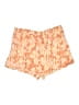 Torrid Print Orange Shorts Size 4X Plus (4) - photo 2