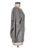 Alice + Olivia 100% Wool Metallic Silver Wool Pullover Sweater Size M (estimated) - photo 4