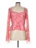 BCBGeneration 100% Polyester Pink Long Sleeve Blouse Size L - photo 1