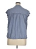 Splendid Blue Sleeveless Button-Down Shirt Size XL - photo 2