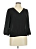 West Kei 100% Polyester Black 3/4 Sleeve Blouse Size M - photo 1
