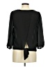 West Kei 100% Polyester Black 3/4 Sleeve Blouse Size M - photo 2