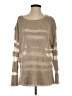 Trouve Metallic Tan Pullover Sweater Size S - photo 1