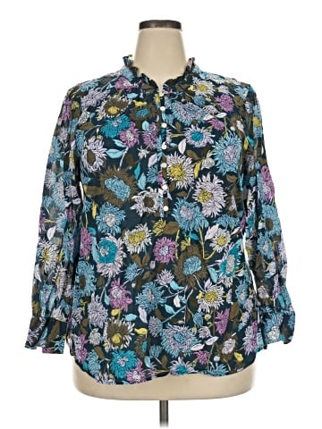 Talbots Long Sleeve Blouse (view 1)