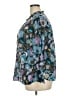 Talbots 100% Cotton Floral Teal Long Sleeve Blouse Size 2X - photo 5