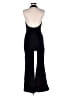 Soprano Solid Black Jumpsuit Size M - photo 2