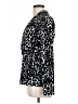DKNY Animal Print Black Long Sleeve Blouse Size L - photo 5
