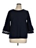 Ann Taylor Blue 3/4 Sleeve Top Size XL - photo 1