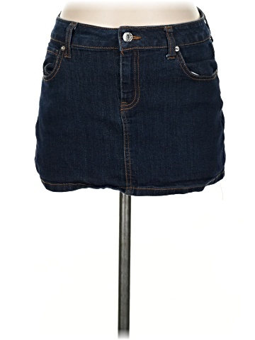 Ashley Mason Denim Skirt (view 1)