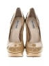 Steve Madden 100% Leather Animal Print Tan Heels Size 9 1/2 - photo 2