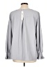 Funlingo Gray Long Sleeve Blouse Size L - photo 2