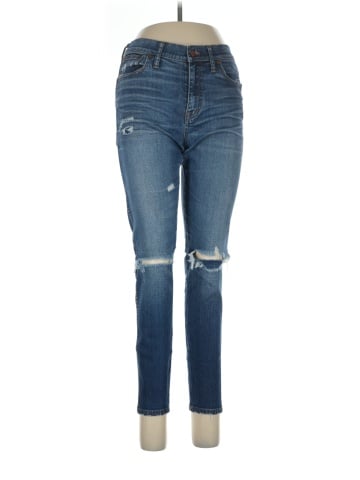 Madewell 9" High-Rise Skinny Jeans: Ripped and Patched Edition (view 1)