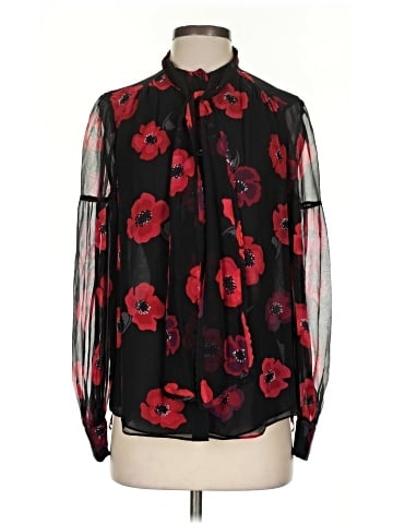 Kate Spade New York Long Sleeve Silk Top (view 1)