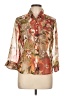 Alfred Dunner 100% Polyester Brown 3/4 Sleeve Blouse Size 10 (petite) - photo 1