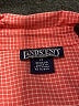 Lands' End Houndstooth Pink 3/4 Sleeve Button-Down Shirt Size 14 - photo 7