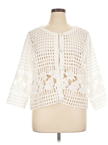 MULTIPLES 3/4 Sleeve Blouse (view 1)