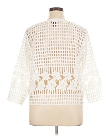 MULTIPLES 3/4 Sleeve Blouse (view 2)