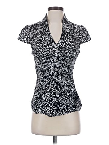 Express Design Studio Short Sleeve Blouse (view 1)