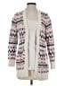L.L.Bean 100% Cotton Chevron-herringbone Ivory Cardigan Size XS - photo 1
