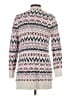 L.L.Bean 100% Cotton Chevron-herringbone Ivory Cardigan Size XS - photo 2