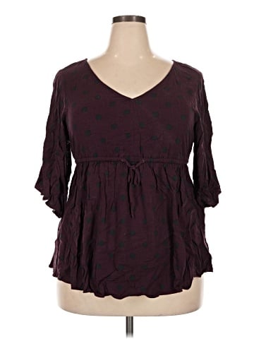 Torrid 3/4 Sleeve Blouse (view 1)