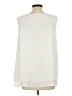 J.Jill 100% Polyester Ivory Sleeveless Blouse Size L - photo 2
