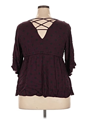 Torrid 3/4 Sleeve Blouse (view 2)