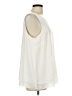 J.Jill 100% Polyester Ivory Sleeveless Blouse Size L - photo 4