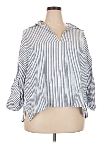 Max Studio 3/4 Sleeve Blouse (view 1)