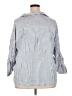 Max Studio Stripes Blue 3/4 Sleeve Blouse Size 2X - photo 2