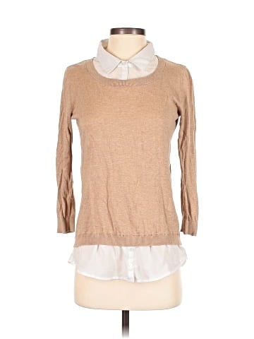 August Silk Pullover Sweater (view 1)