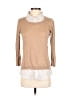 August Silk Tan Pullover Sweater Size S - photo 1