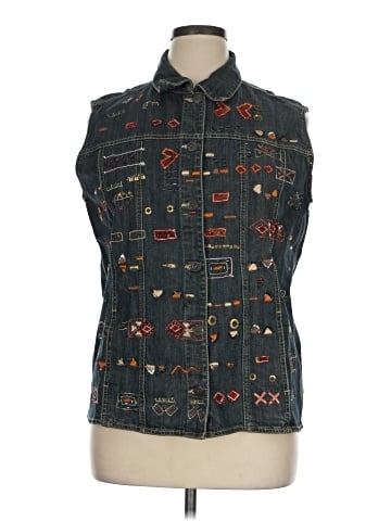 Chico's Denim Vest (view 1)