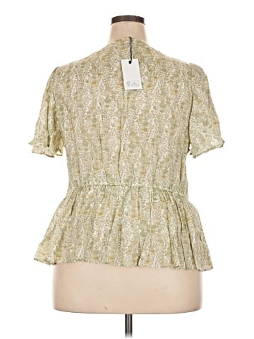Rose + Olive Short Sleeve Blouse (view 2)