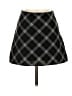Divided by H&M 100% Polyester Argyle Black Formal Skirt Size 2 - photo 1