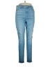 Old Navy Solid Blue Jeans Size 16 - photo 1